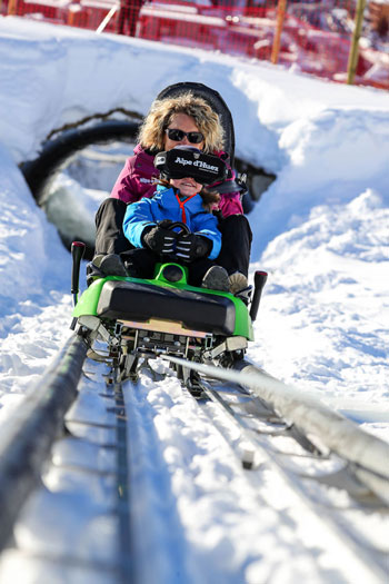 Activité luge sur rails Alpe d'Huez